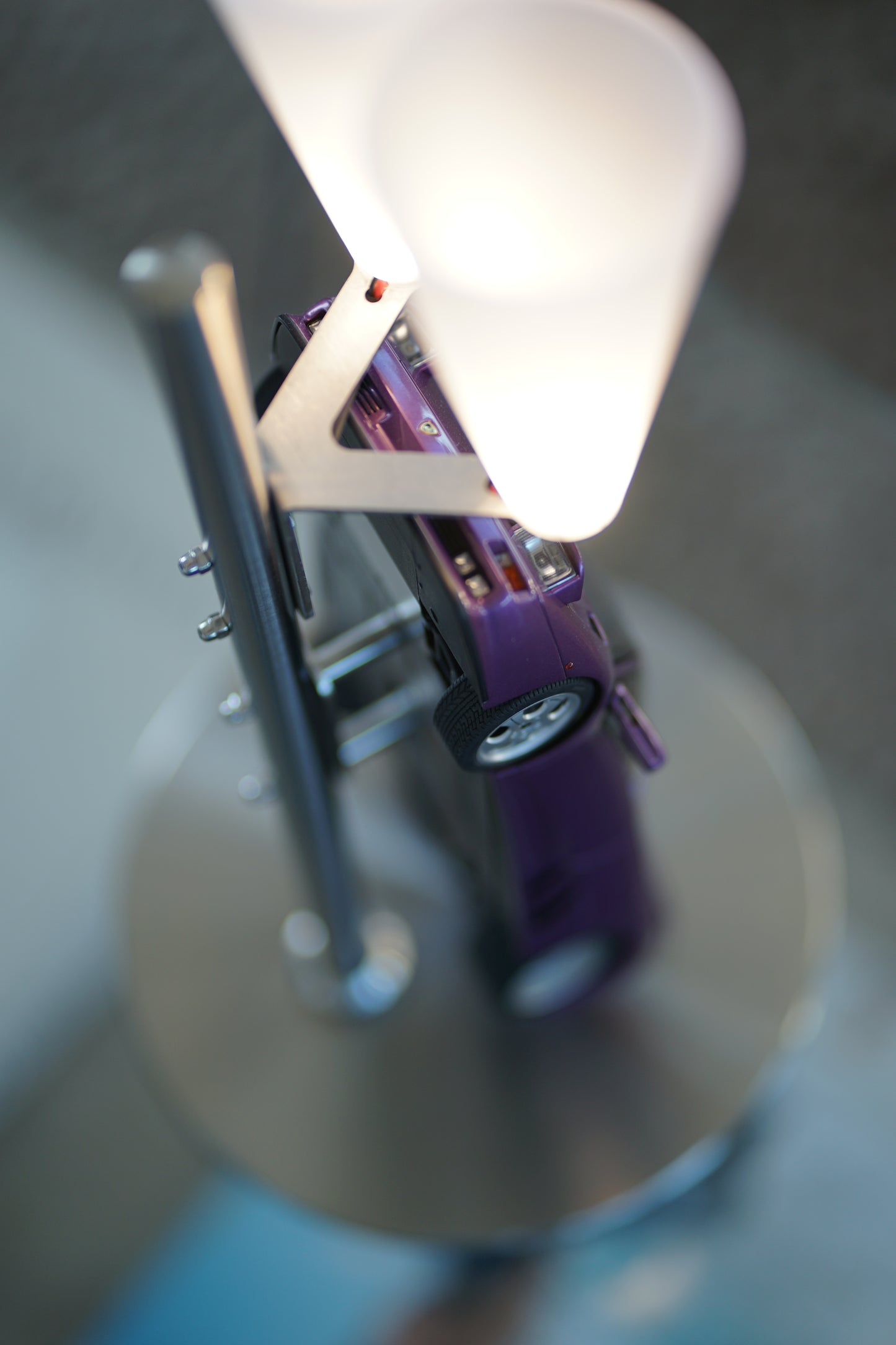 ArtCar-Lampe Lamborghini Diablo Viola - SIGNATURE LABEL