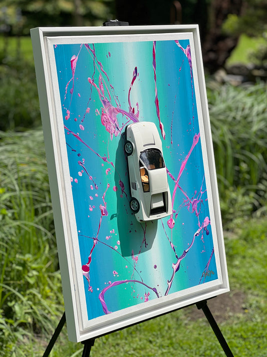 ArtCar auf Leinwand - Miami Vice Edition