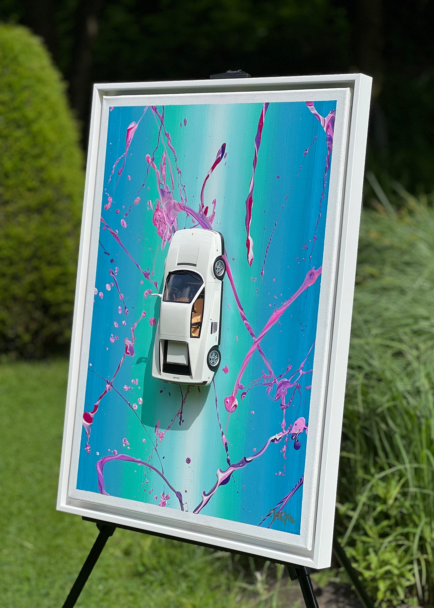 ArtCar auf Leinwand - Miami Vice Edition