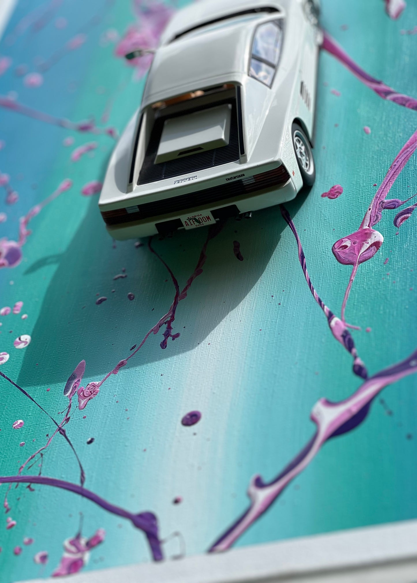 ArtCar auf Leinwand - Miami Vice Edition