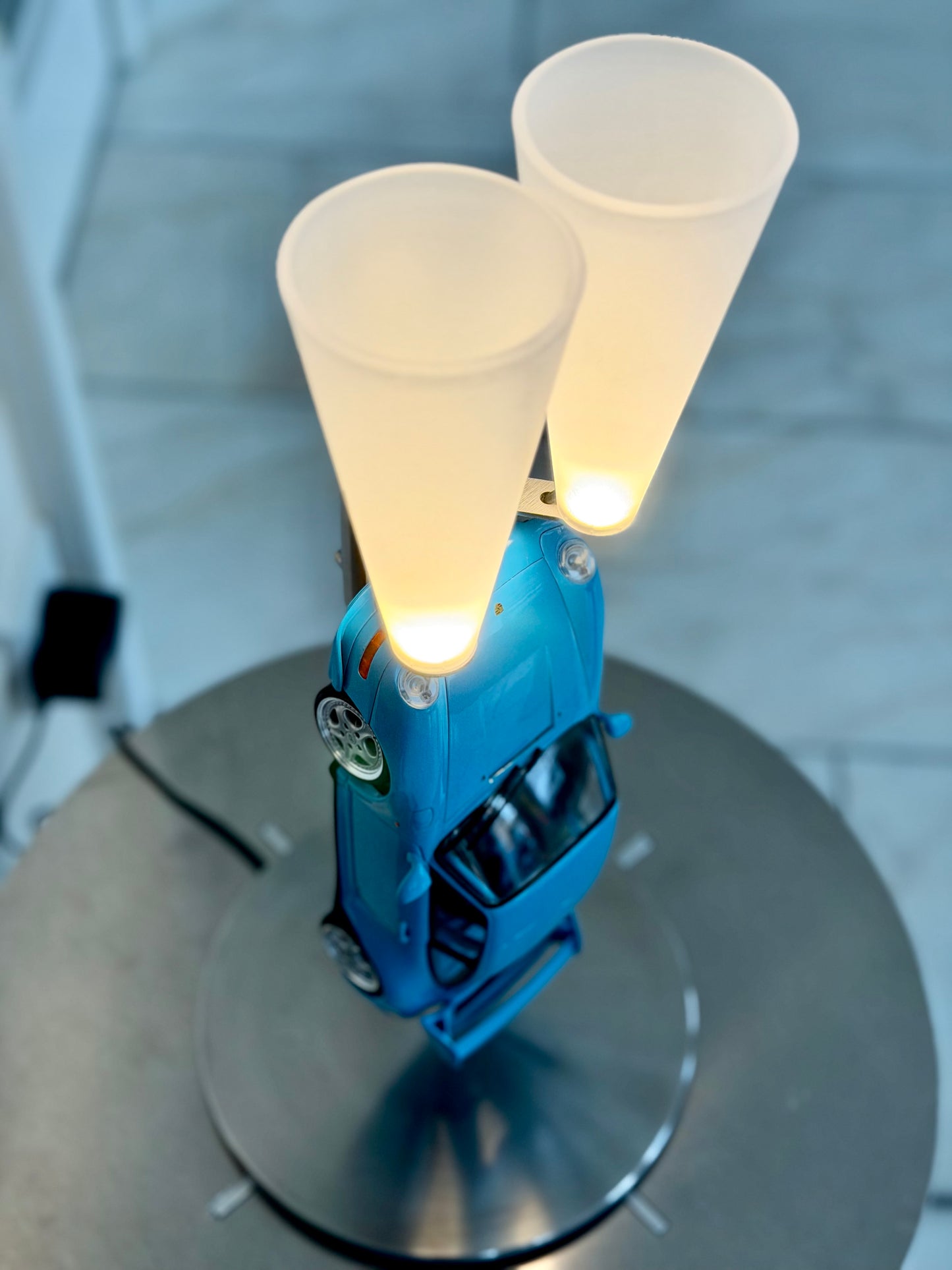 ArtCar lamp Porsche 993 Carrera RS Riveria blue