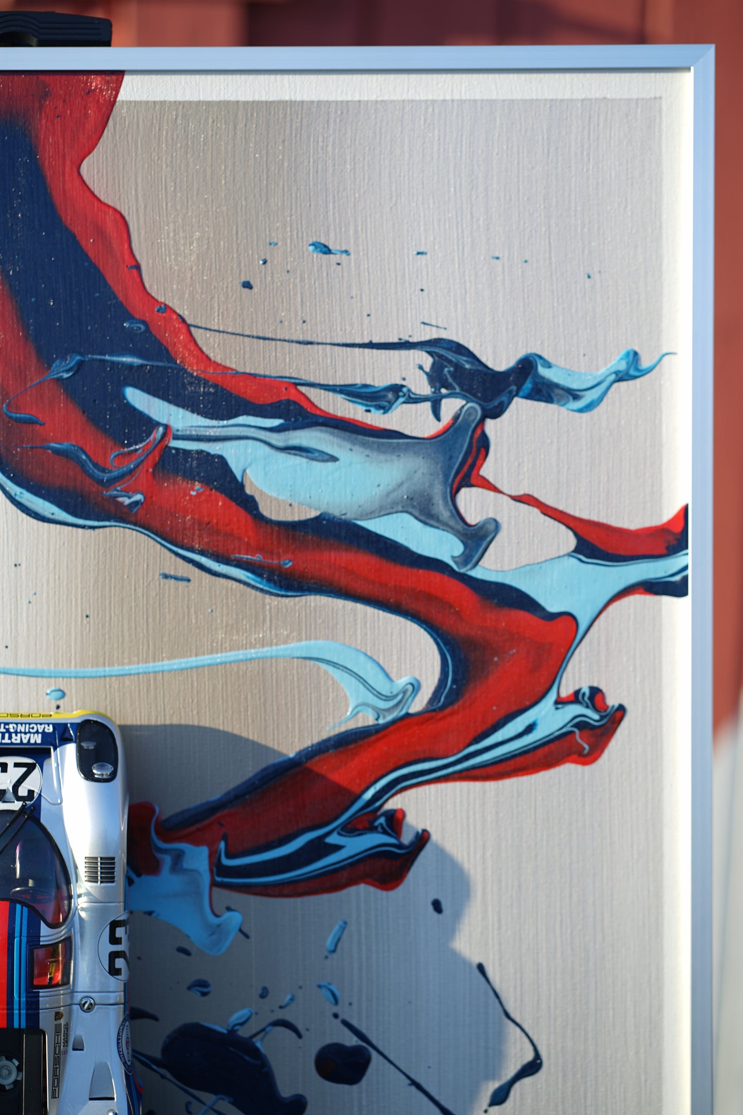 ArtCar Porsche 917K Martini 60cmx80cm